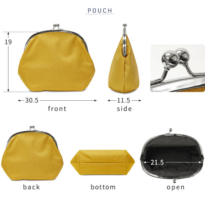 【在庫商品】がま口付き2styleトートバッグ【Sarei MONTANA】