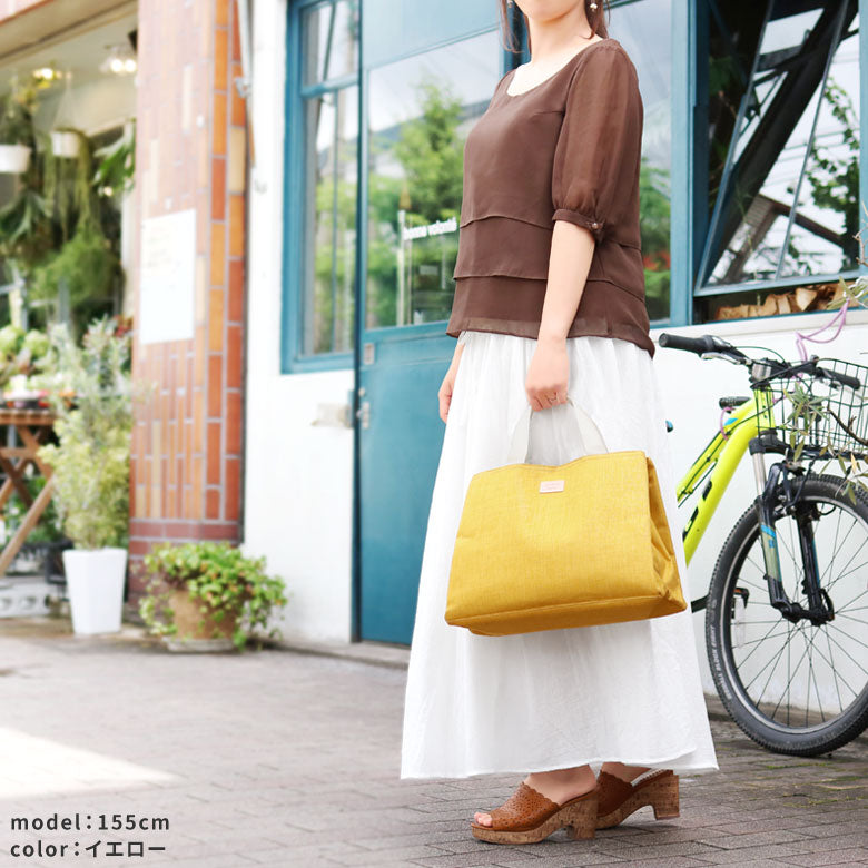 【在庫商品】がま口台形トートバッグ【Sarei MONTANA(N)】