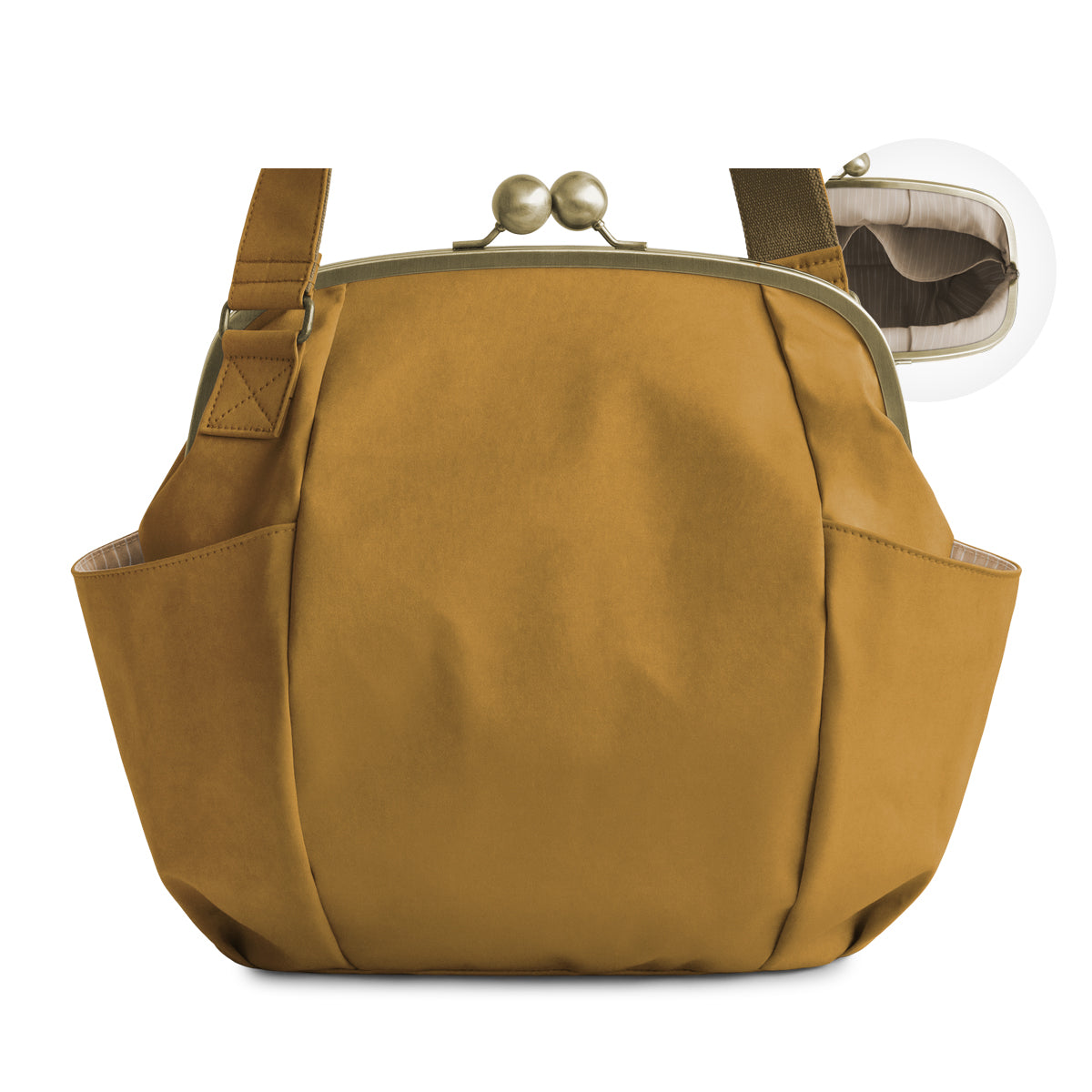 【在庫商品】がまぽちゃバッグ【Sueddy】