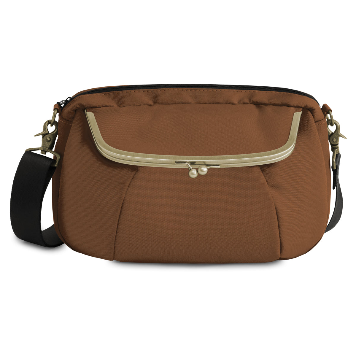 fr
【Article en stock】Sac bandoulière à fermoir, Koron【Cordura(R)】