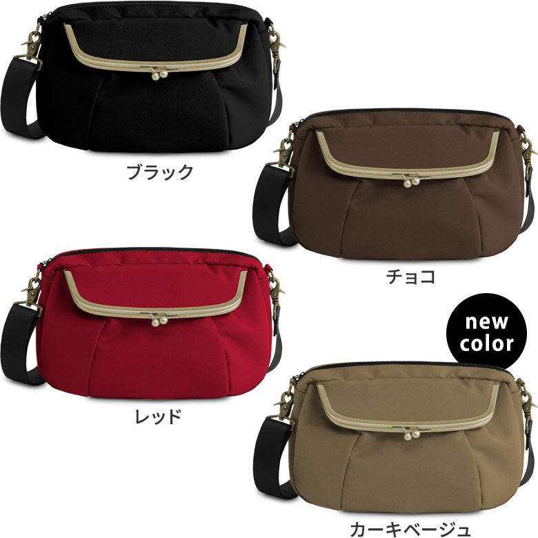 【在庫商品】がま口ショルダーバッグころん【リンク】