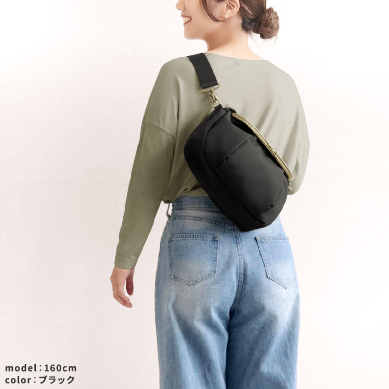 【在庫商品】がま口ショルダーバッグころん【リンク】