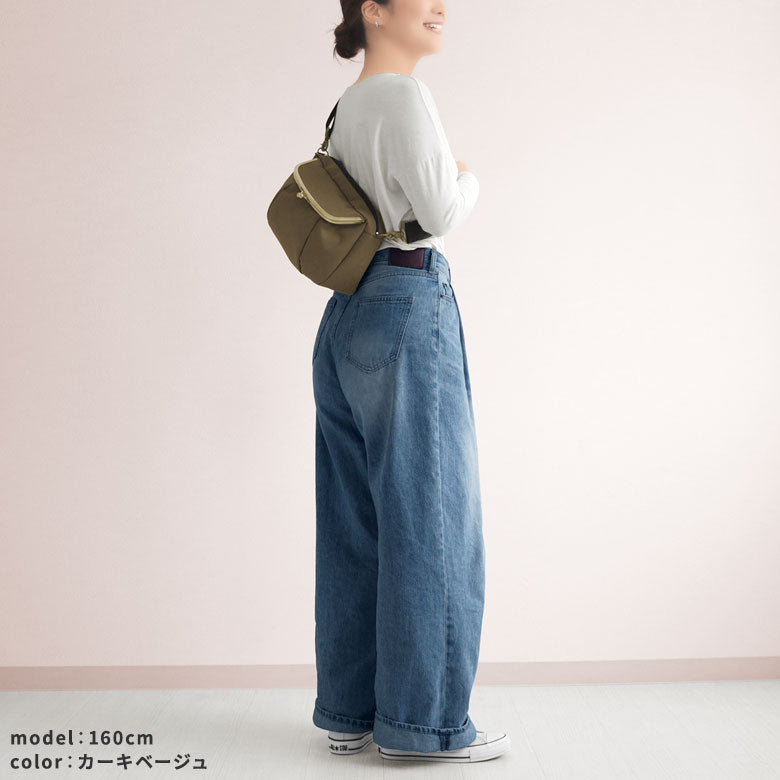 【在庫商品】がま口ショルダーバッグころん【リンク】