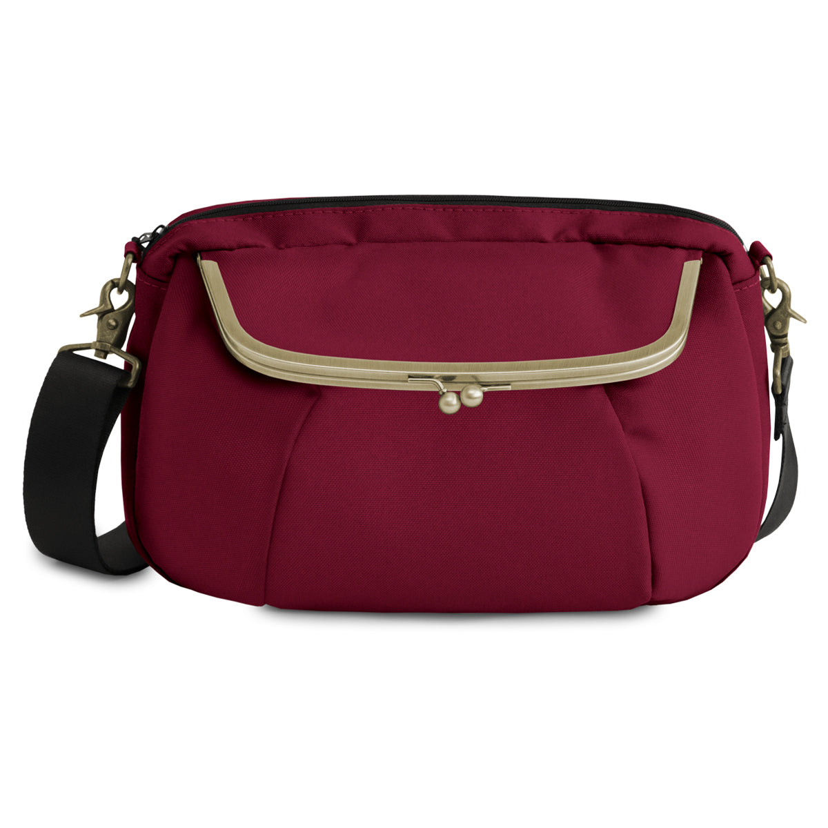 fr
【Article en stock】Sac bandoulière à fermoir, Koron【Cordura(R)】