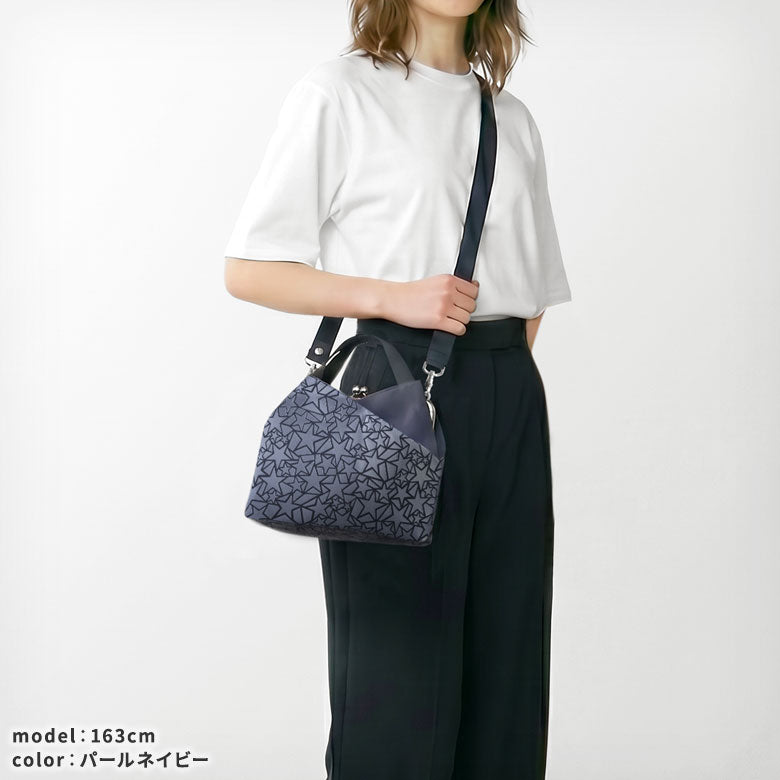 【在庫商品】がま口レイヤードショルダーバッグ【Sarei アストラスラバー】
