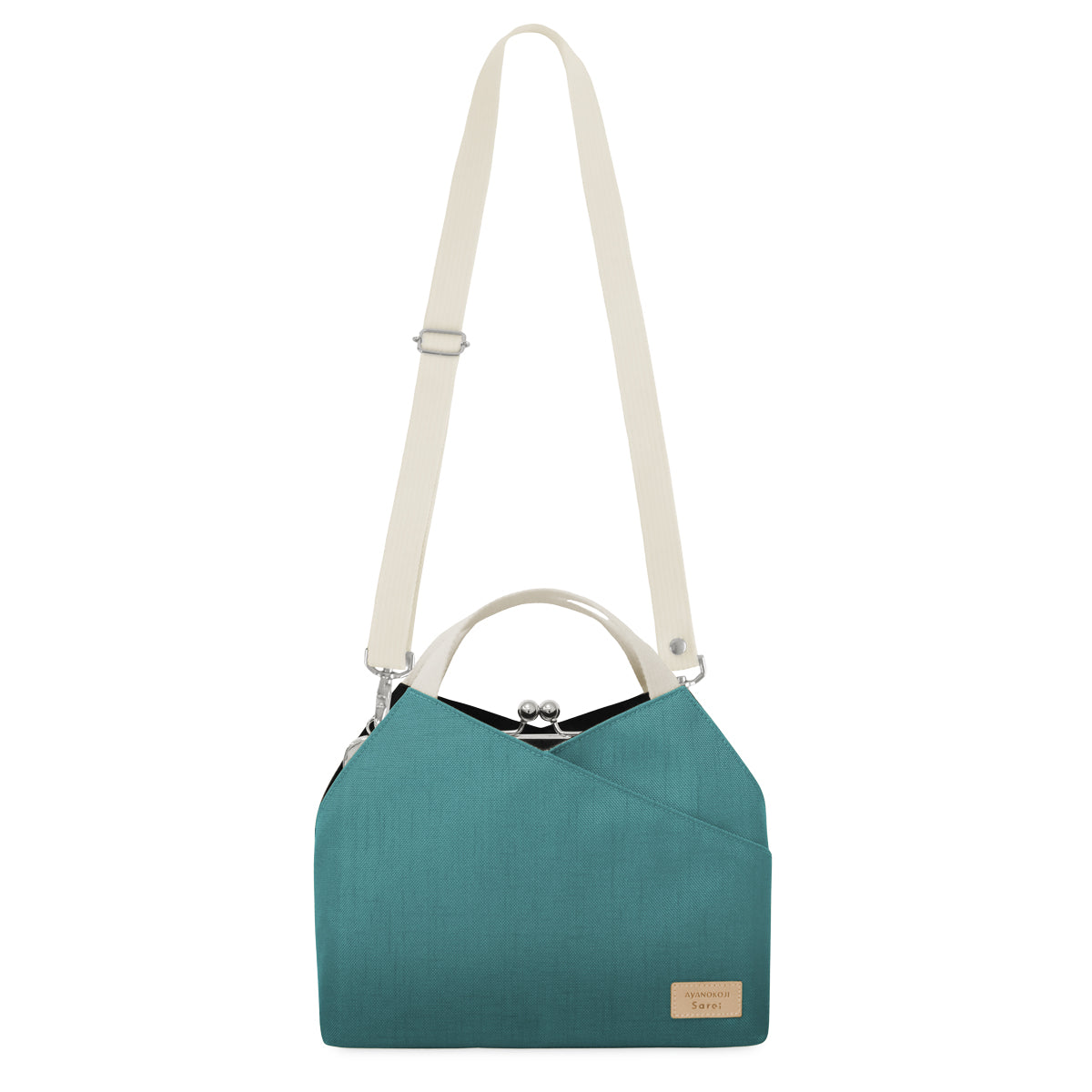 【在庫商品】がま口レイヤードショルダーバッグ【Sarei コーデュラ(R)re/cor(TM)(コーデュラレコー)・MONTANA】