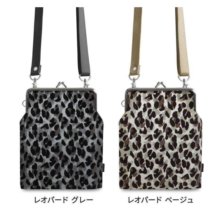 【在庫商品】がま口メッシュショルダー【フロッキーメッシュ】