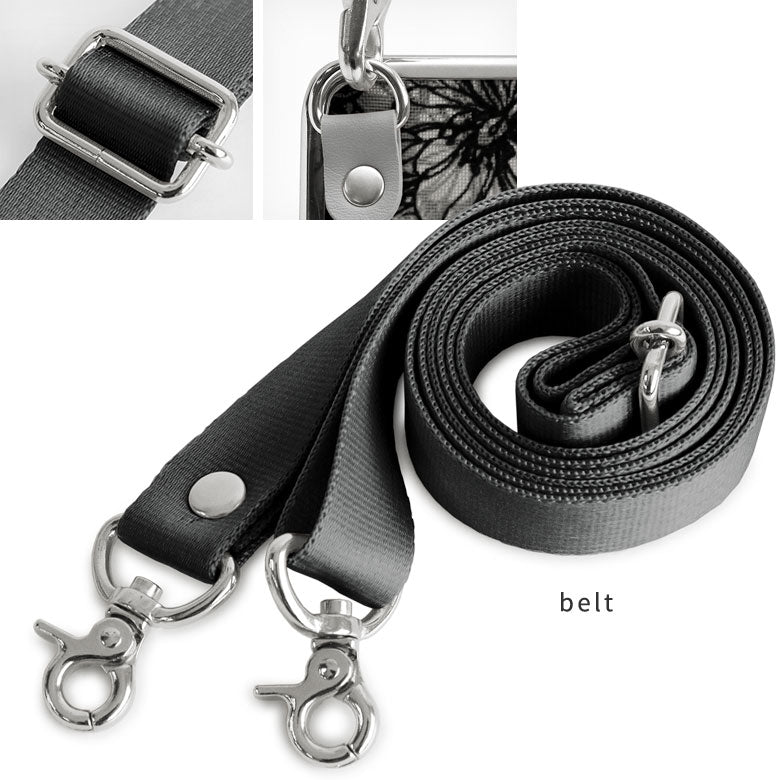 【在庫商品】がま口メッシュショルダー【フロッキーメッシュ】