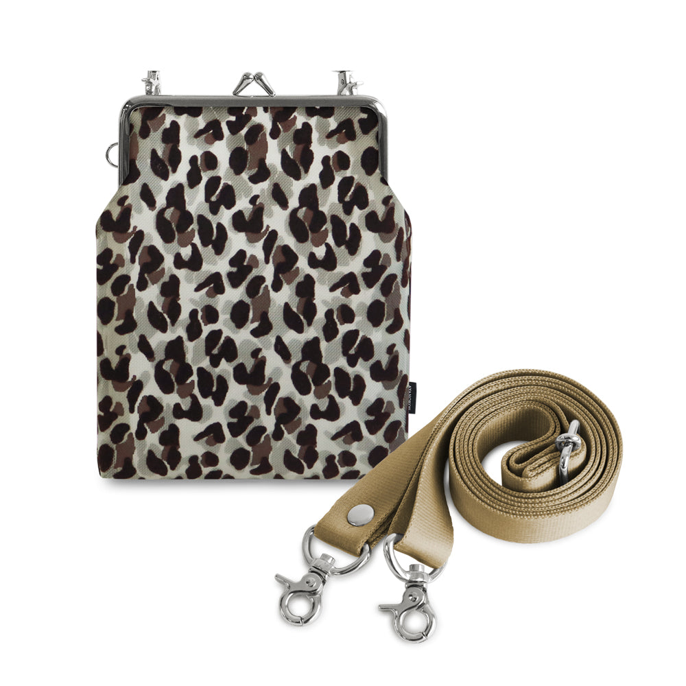 【在庫商品】がま口メッシュショルダー【フロッキーメッシュ】