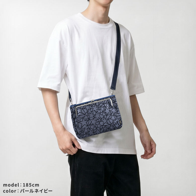 【在庫商品】がま口ポケット付きミニサコッシュ【Sarei アストラスラバー】