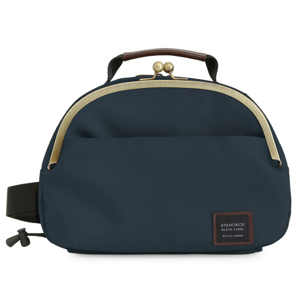 【在庫商品】がま口ポシェット型ボディバッグ【コーデュラ(R)】