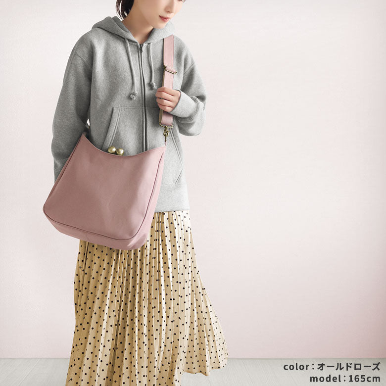 【在庫商品】がま口リムーバブルショルダーバッグ【ライトキャンバス】