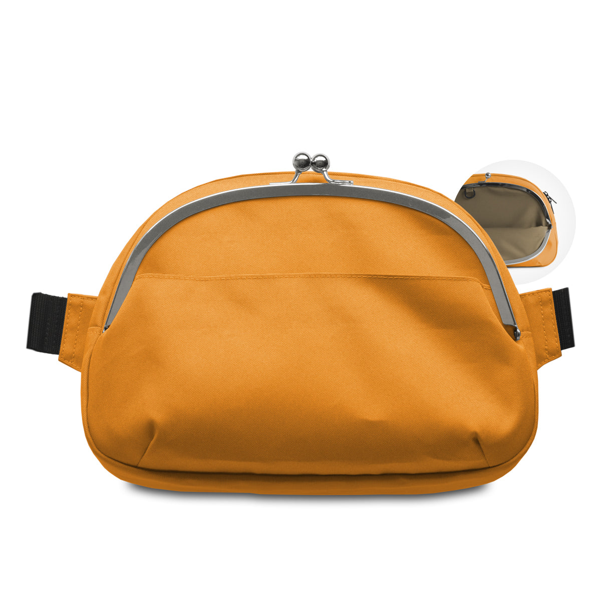 【在庫商品】がま口ラウンドボディバッグ【ECO STEP】