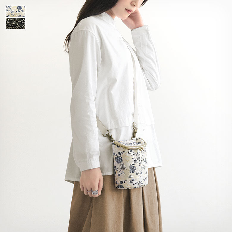 【在庫商品】がま口SHOIKOポシェット【Kintsugiジャガード】