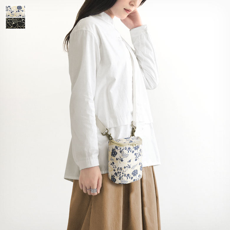 【Article en stock】Pochette SHOIKO à fermoir clic-clac【Jacquard Kintsugi】