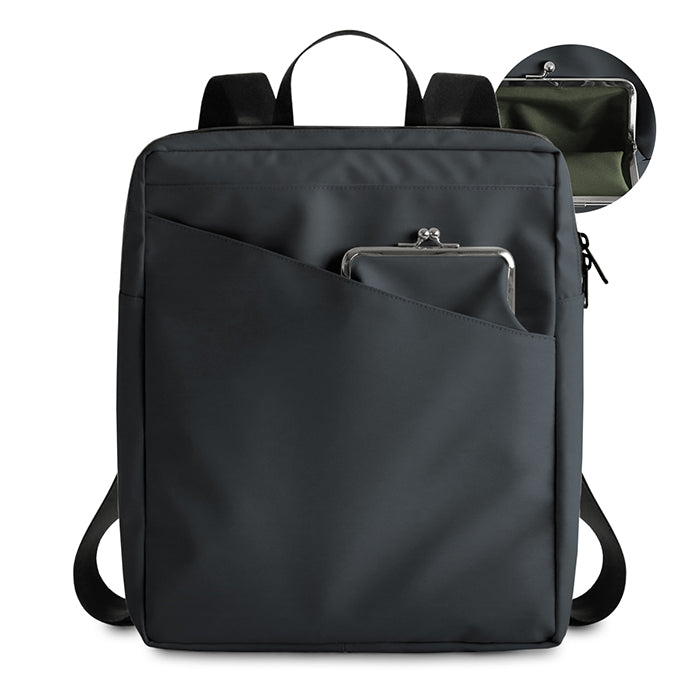 【在庫商品】がま口スマートリュック【Sarei デューロン】