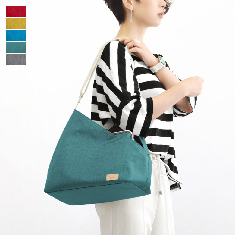 【在庫商品】がま口スクエアワンショルダーバッグ【Sarei MONTANA】
