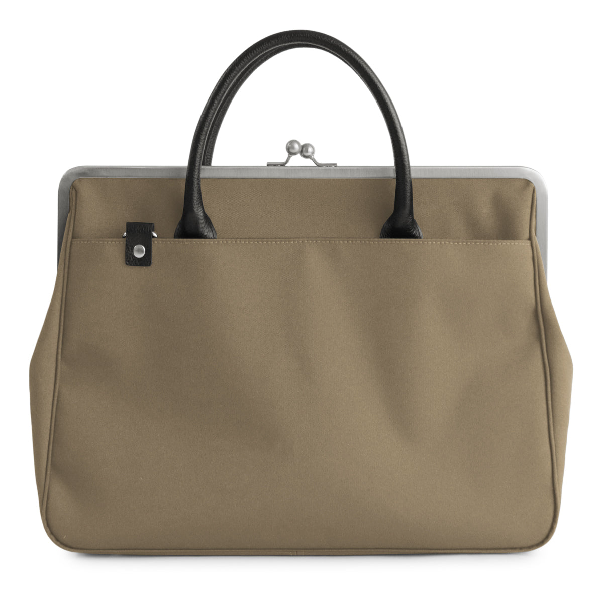 【Article en stock】Sac valise à fermoir (poignée en cuir)【CORDURA(R)】
