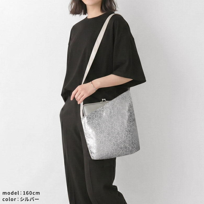 【在庫商品】がま口縦型ワンショルダーバッグ【Sarei アストラスラバー】