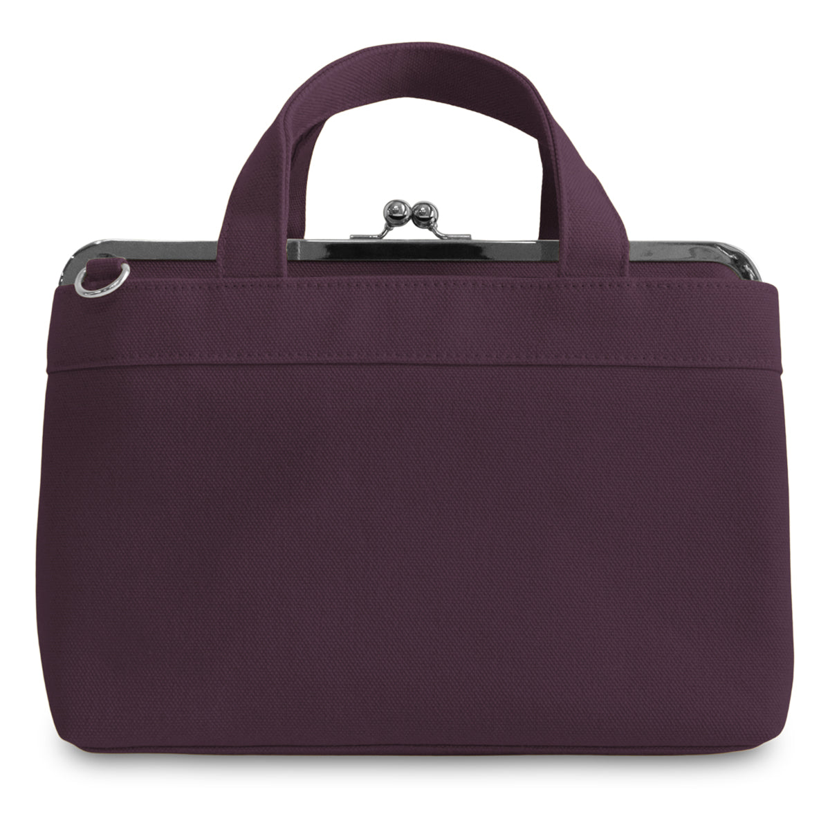 【在庫商品】がま口手提げバッグ【帆布・綿布・デニム(アソート)】