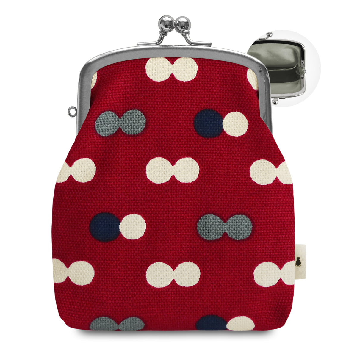 【In-Stock Item】Clasp Coin Purse【Canvas/Cotton Fabric (Assorted)】