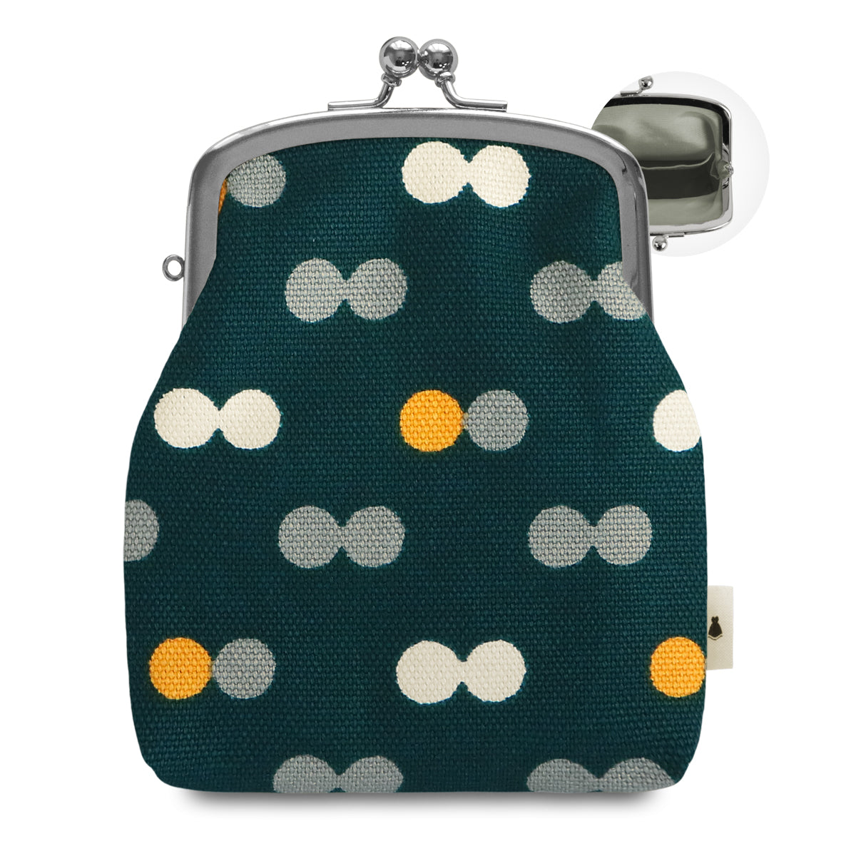 【In-Stock Item】Clasp Coin Purse【Canvas/Cotton Fabric (Assorted)】