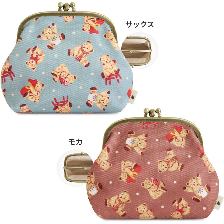 【在庫商品】三枚口ポーチ【テディベア】