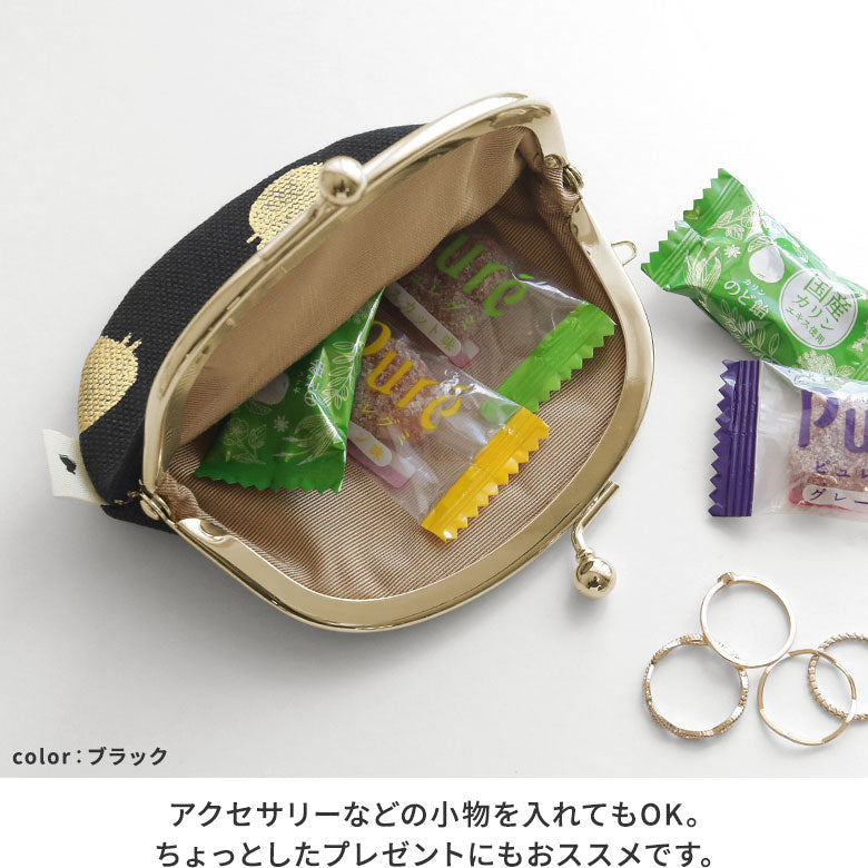 【在庫商品】3.3寸がま口財布【HAKUにゃんこ】