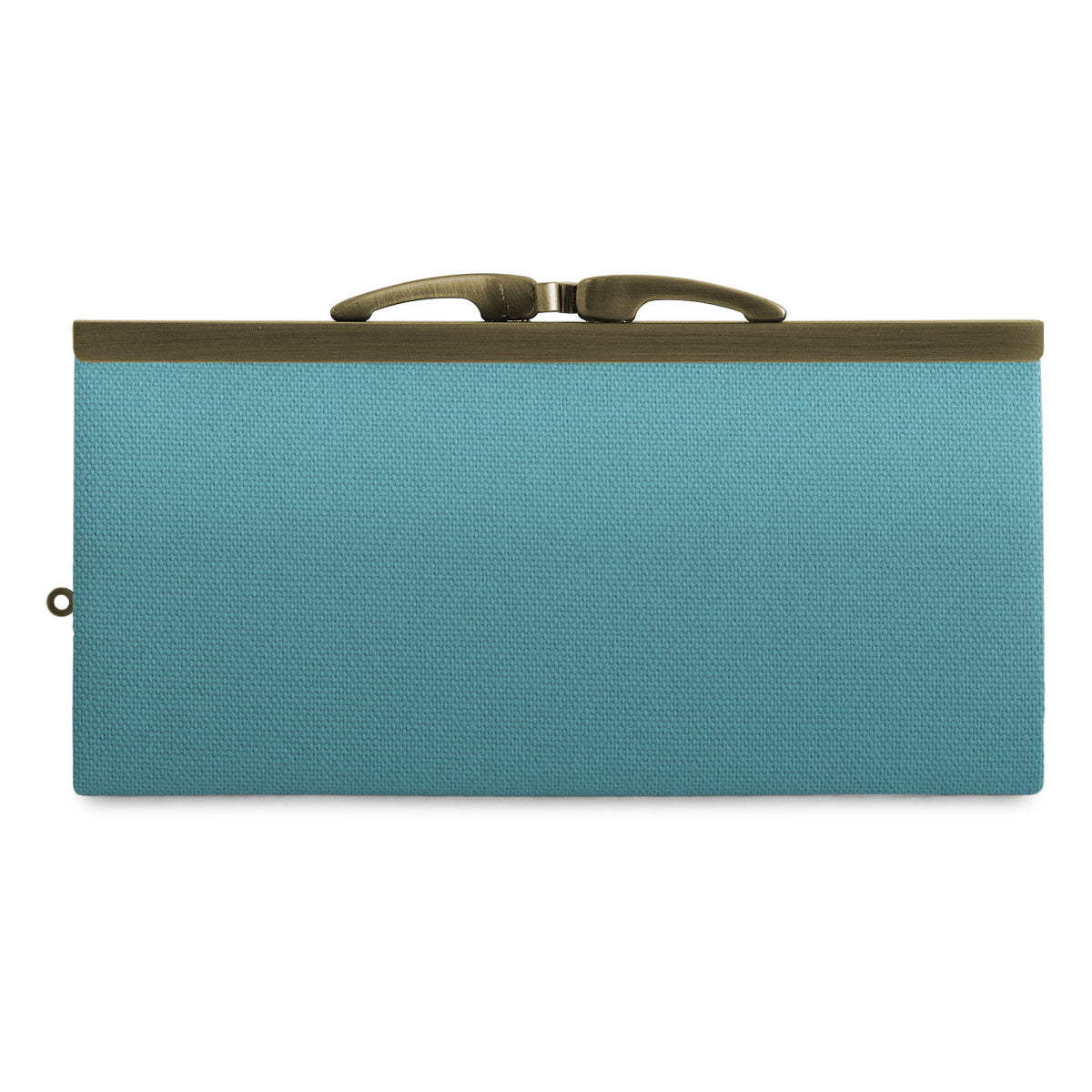 【在庫商品】復刻型がま口長財布(マチなし)【帆布・綿布(アソート)】