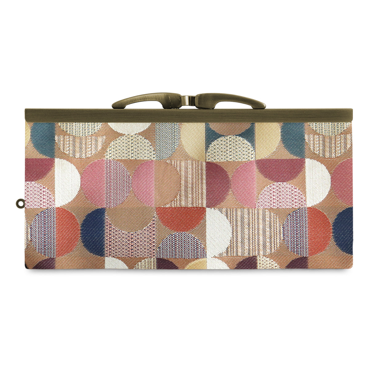 【在庫商品】復刻型がま口長財布(マチなし)【金襴・帯地(アソート)】