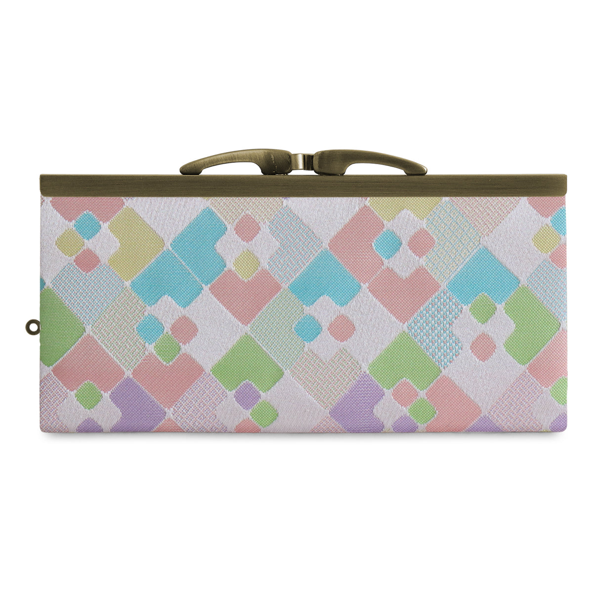 【在庫商品】復刻型がま口長財布(マチなし)【金襴・帯地(アソート)】