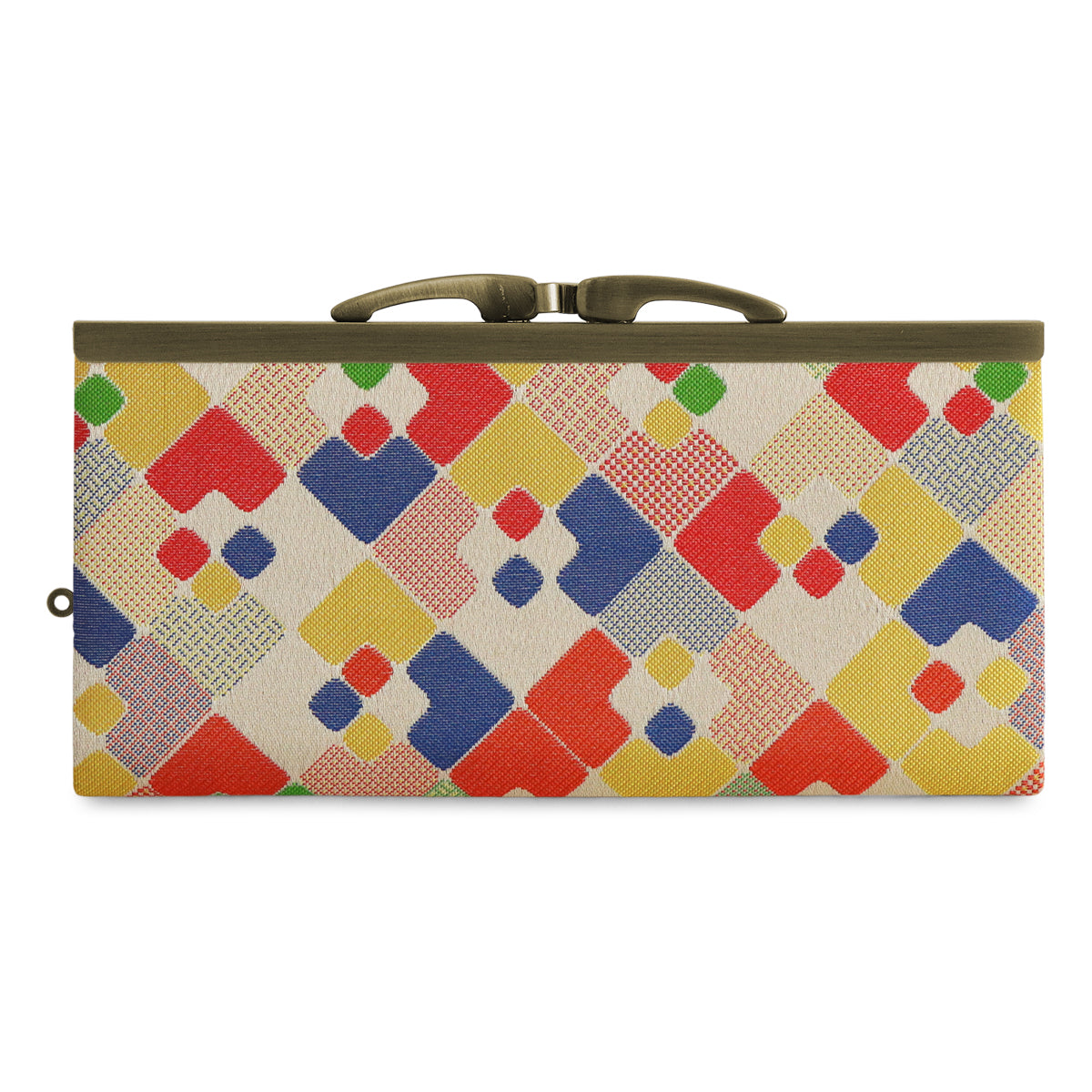 【在庫商品】復刻型がま口長財布(マチなし)【金襴・帯地(アソート)】