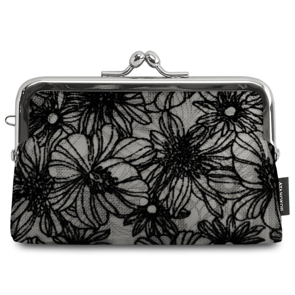 【在庫商品】がま口メッシュパース【フロッキーメッシュ】