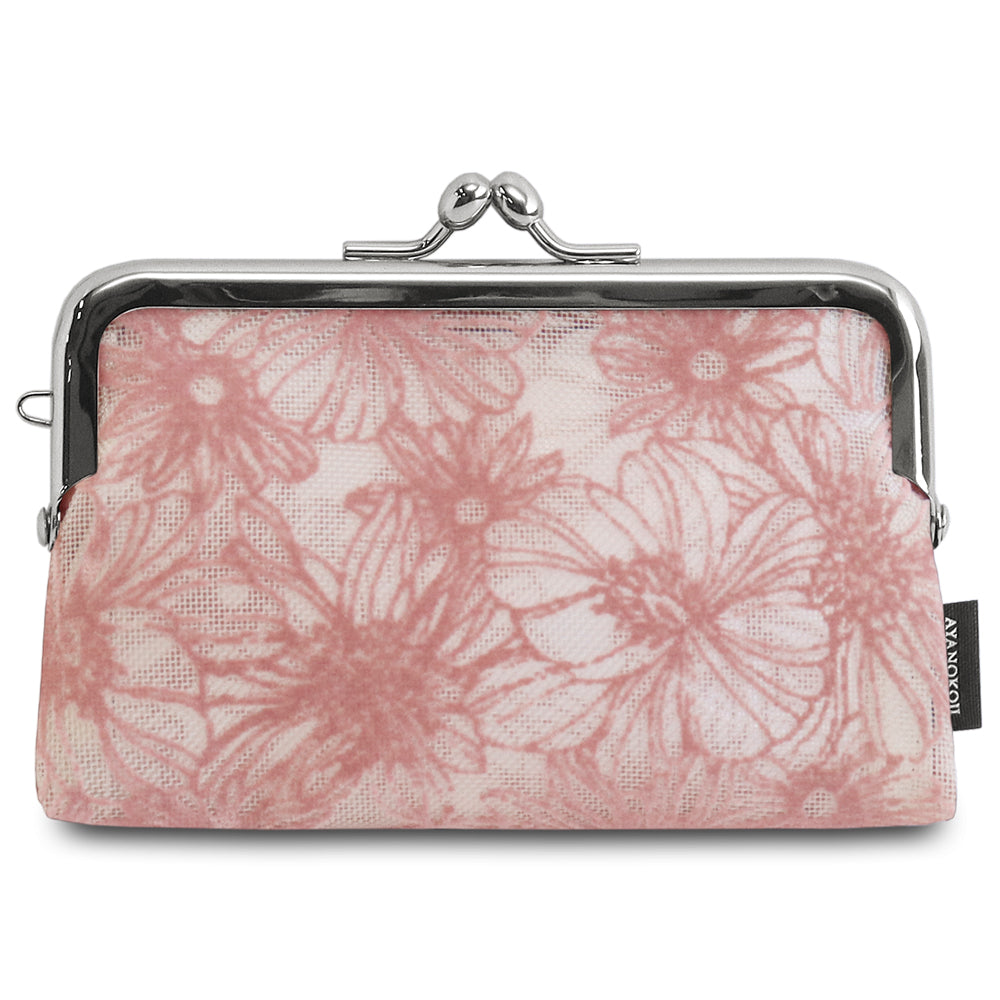 【在庫商品】がま口メッシュパース【フロッキーメッシュ】