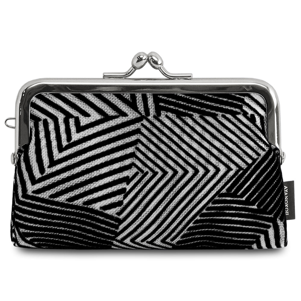 【在庫商品】がま口メッシュパース【フロッキーメッシュ】