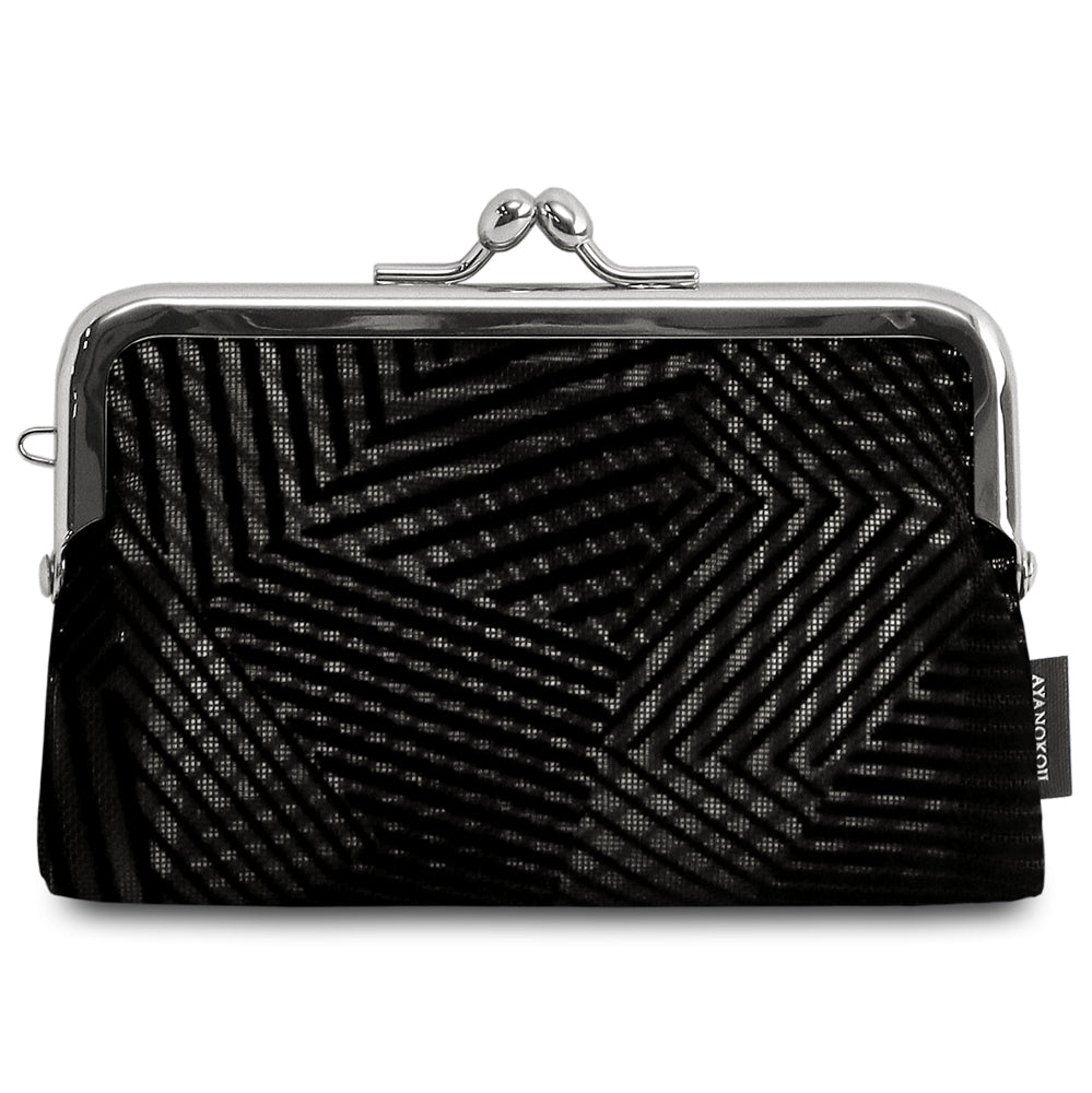 【在庫商品】がま口メッシュパース【フロッキーメッシュ】