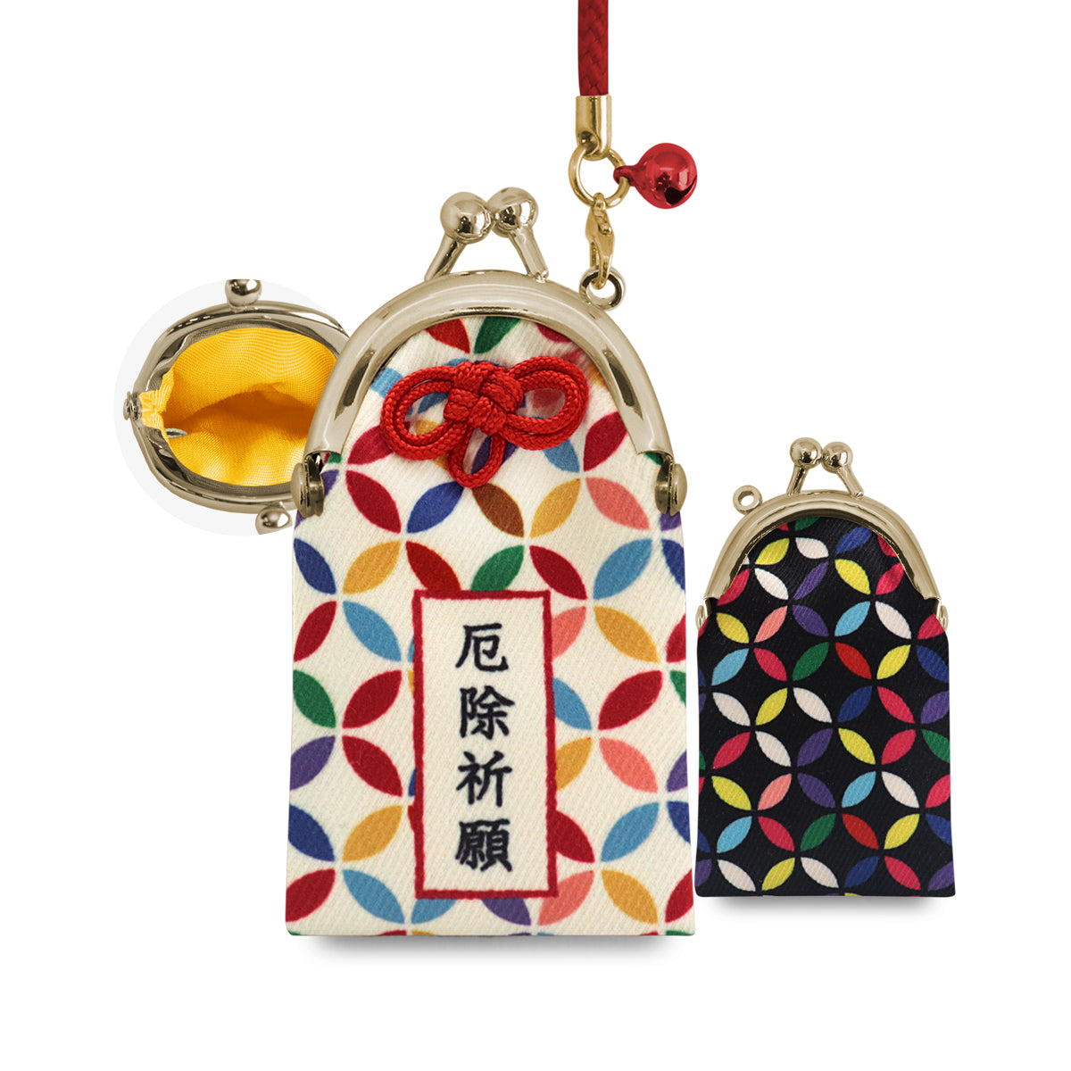 【在庫商品】がま口むすびストラップ【縁起物】