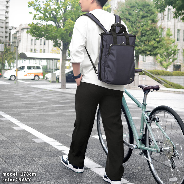 【在庫商品】がま口3WAYアーバンバッグ【Sarei HOMME＋】※がまろっく付き