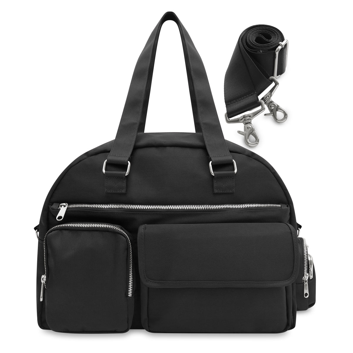 【在庫商品】がま口ボストンバッグマルチポッケ【Sarei NEUTRA】