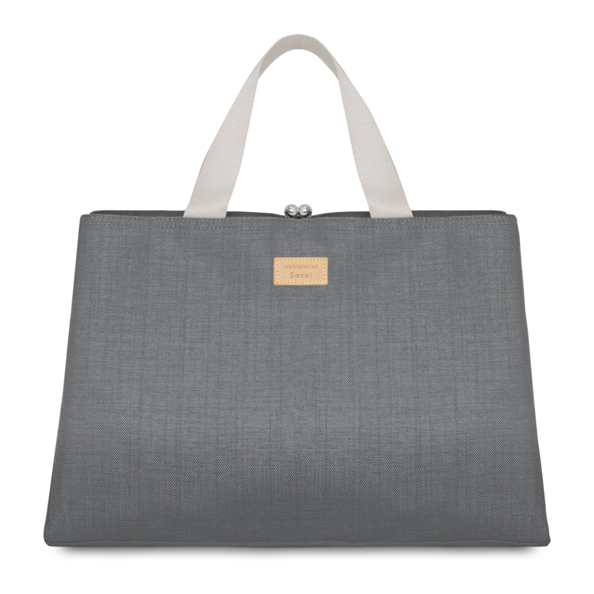 [In Stock] Kiss Lock Trapezoid Tote Bag [Sarei MONTANA]