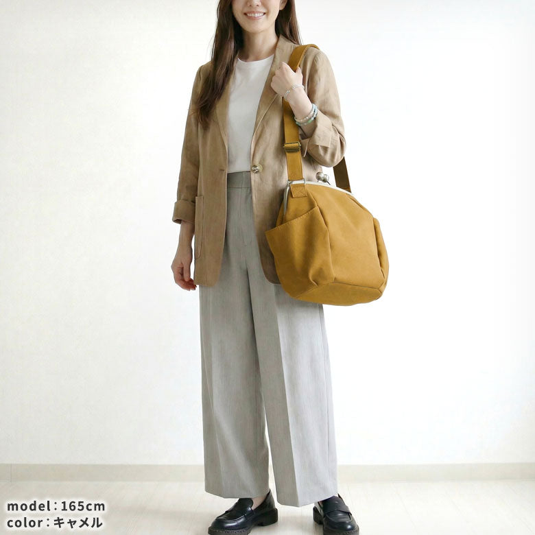 【在庫商品】がまぽちゃバッグ【Sueddy】