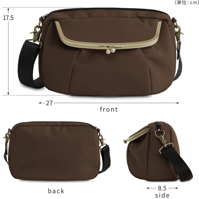 【在庫商品】がま口ショルダーバッグころん【リンク】