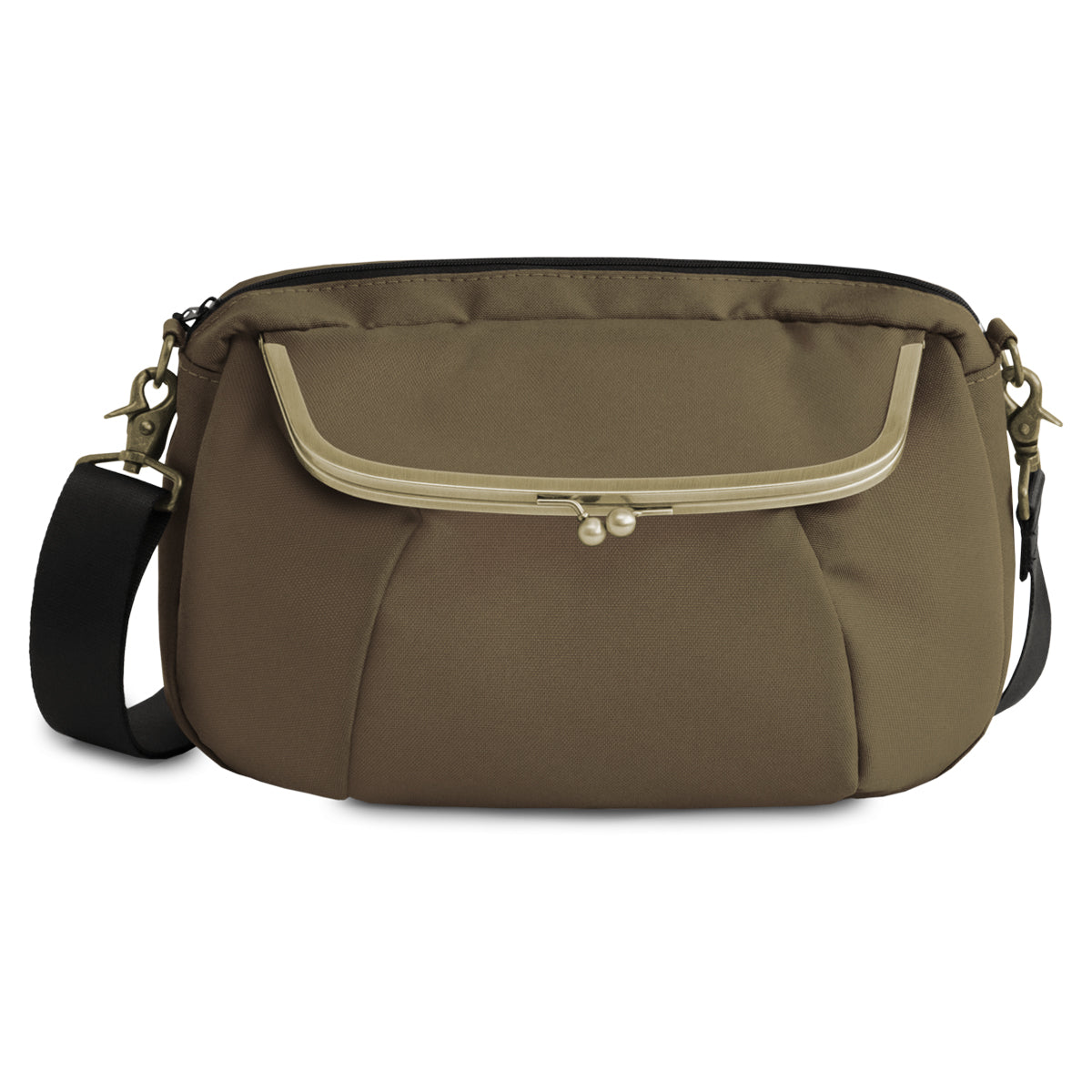 fr
【Article en stock】Sac bandoulière à fermoir, Koron【Cordura(R)】