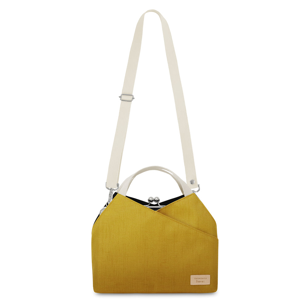 [In stock] Layered shoulder bag with clasp [Sarei MONTANA]