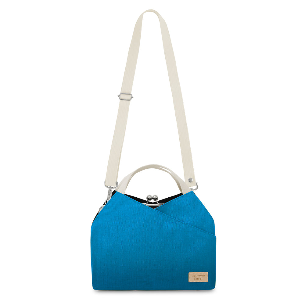 [In stock] Layered shoulder bag with clasp [Sarei MONTANA]