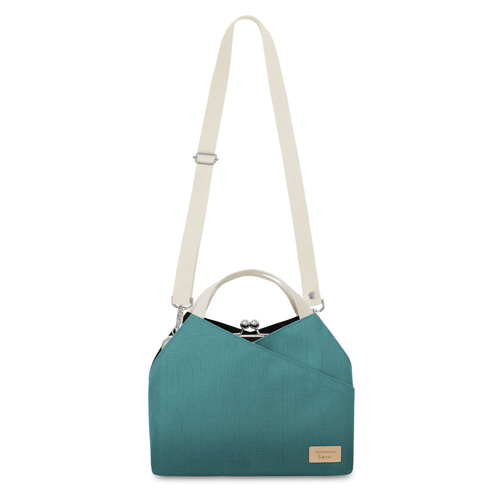 [In stock] Layered shoulder bag with clasp [Sarei MONTANA]