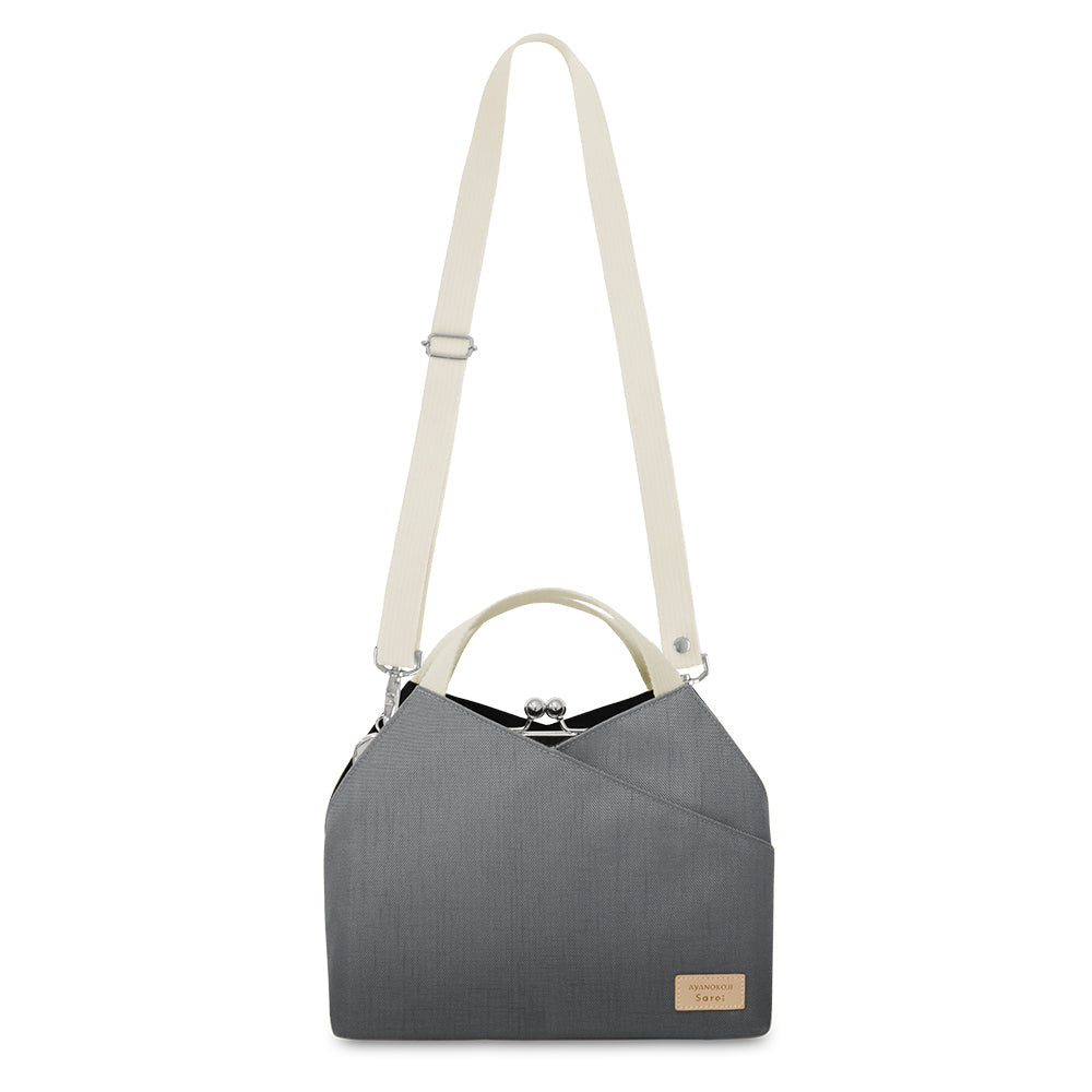 [In stock] Layered shoulder bag with clasp [Sarei MONTANA]