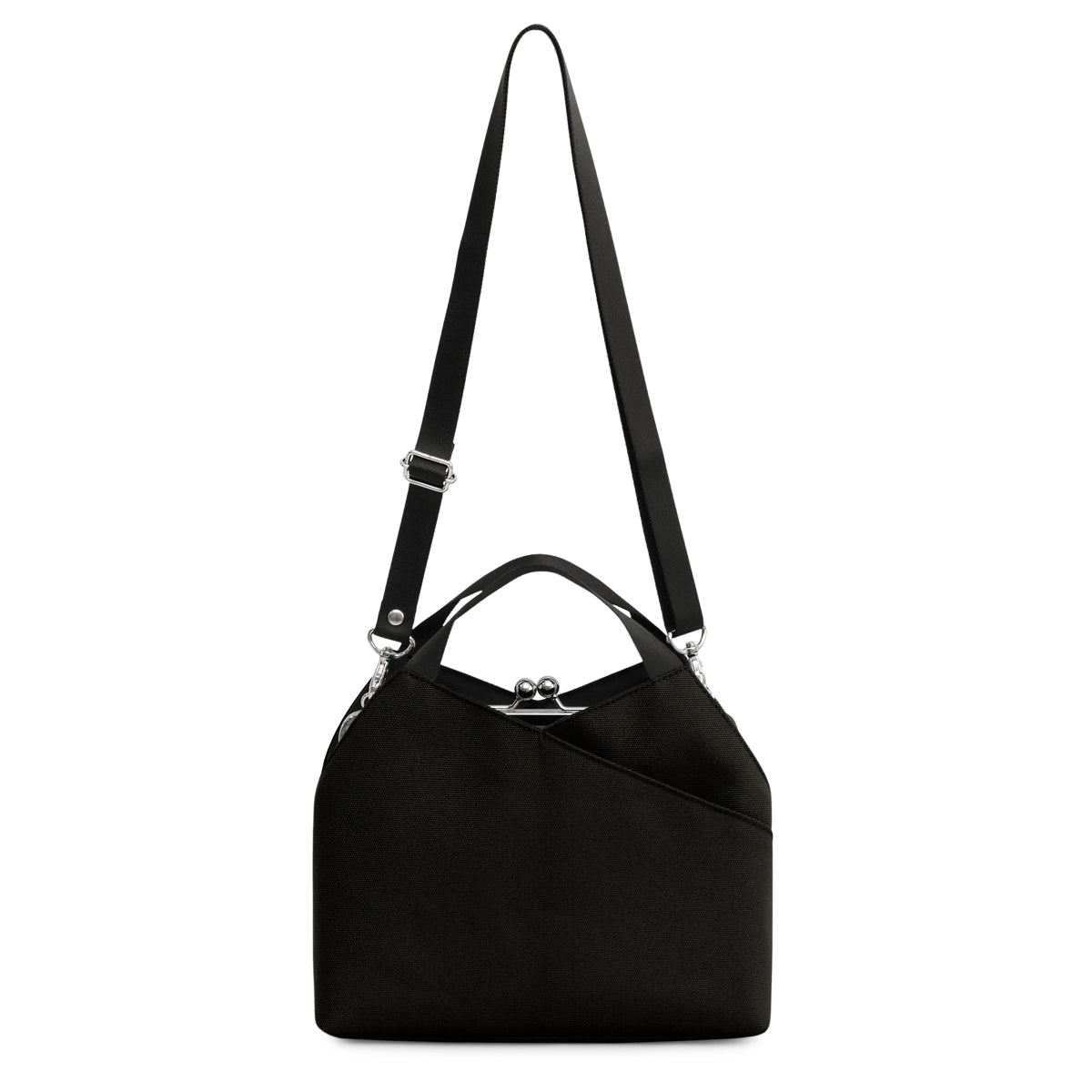 【在庫商品】がま口レイヤードショルダーバッグ【Sarei コーデュラ（R）re/cor（TM）（コーデュラレコー）・MONTANA】