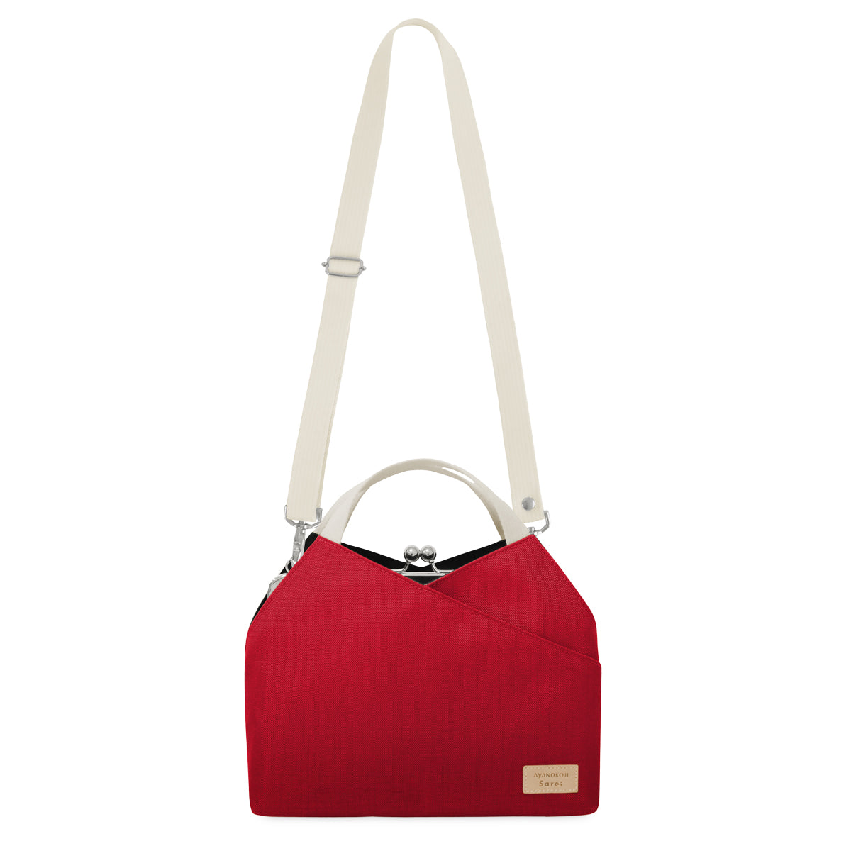 【在庫商品】がま口レイヤードショルダーバッグ【Sarei コーデュラ（R）re/cor（TM）（コーデュラレコー）・MONTANA】