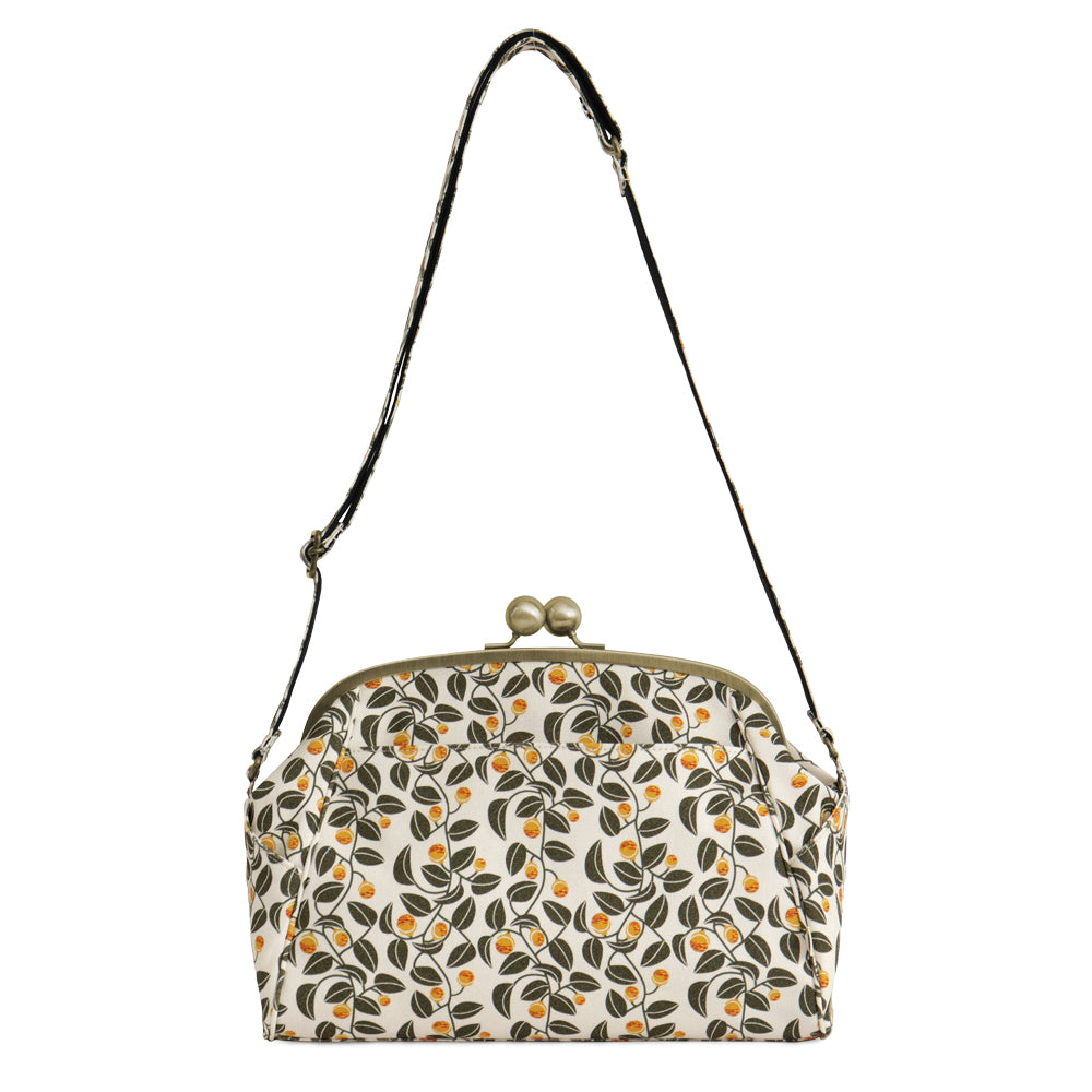 [In Stock] Large Ball Clasp Shoulder Bag [Gama no Mi]
